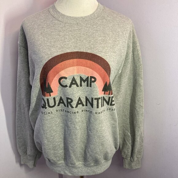 Gildan Tops - Camp Quarantine Sweatshirt, Size M